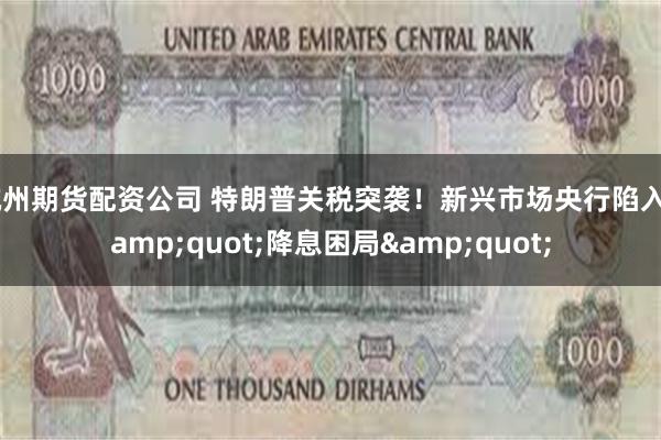 杭州期货配资公司 特朗普关税突袭！新兴市场央行陷入&quot;降息困局&quot;