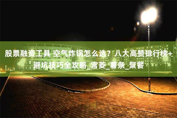 股票融资工具 空气炸锅怎么选？八大高赞排行榜+避坑技巧全攻略_宫菱_薯条_聚餐