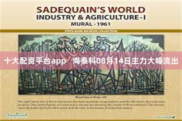 十大配资平台app   海泰科08月14日主力大幅流出